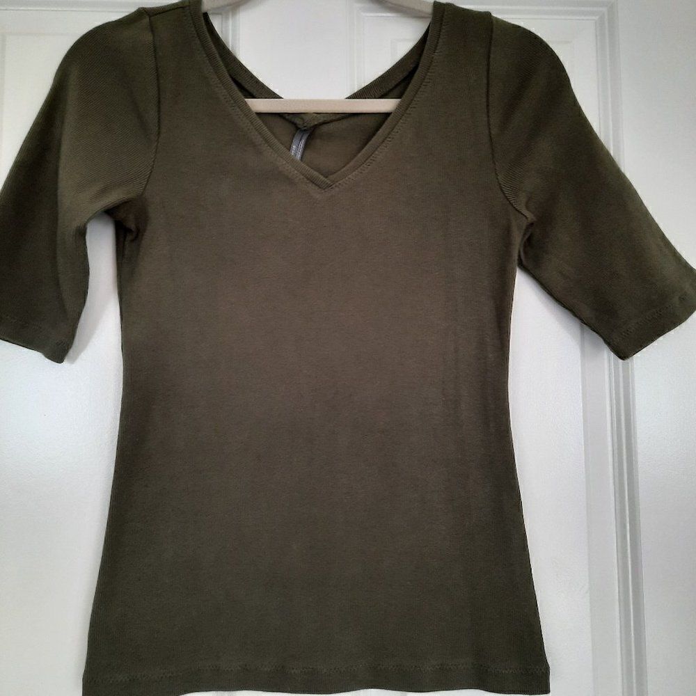 Antropologie Olive Top size S